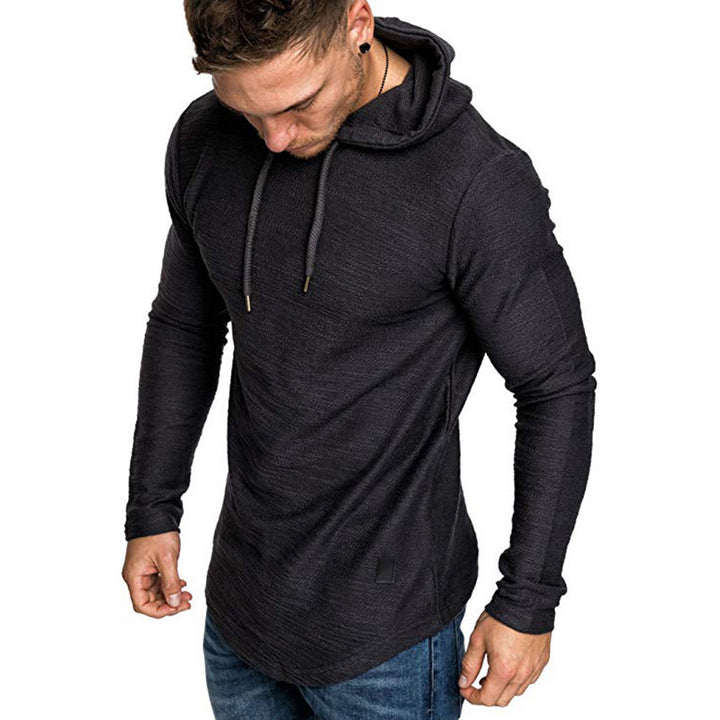Men's hoodie shirt with modern textured design and comfortable fit Lisslune