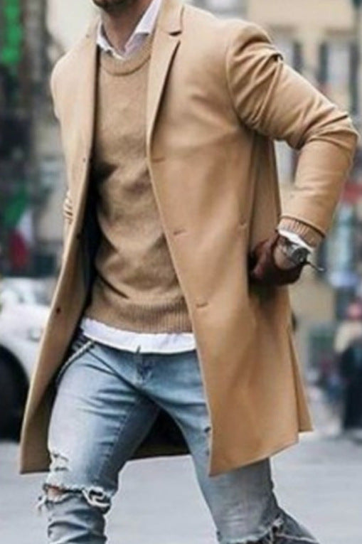 Men's elegant coat with high-quality details Lisslune