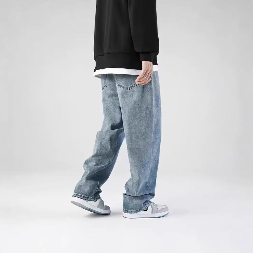 Herren lässige Vintage-Jeans Lisslune