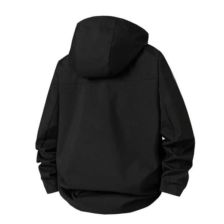 Men's technical transition jacket with adjustable hood rim Lisslune