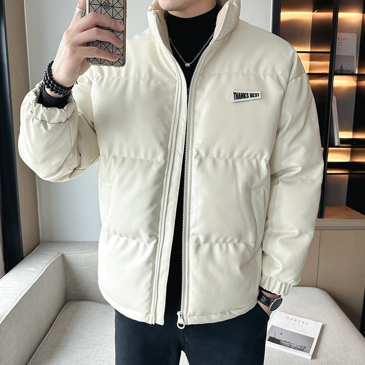Men's Functional Quilted Jacket with High Collar Lisslune
