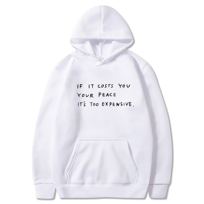 Women's hoodie with inspiring quote and comfortable fit Lisslune