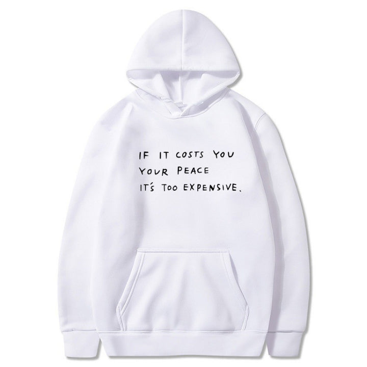 Women's hoodie with inspiring quote and comfortable fit Lisslune
