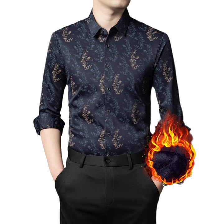 Men's shirt with timeless floral pattern Lisslune