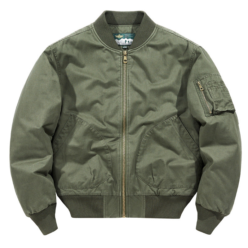 Men's Bomber Jacket with Numerous Practical Pockets Lisslune