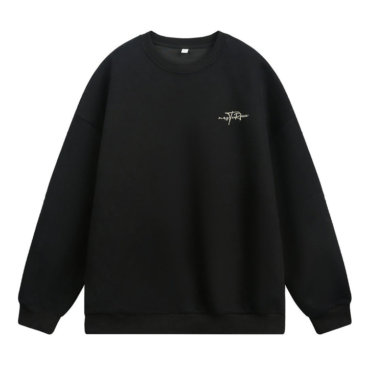 Women's casual sweatshirt made of high-quality cotton and featuring a modern print Lisslune