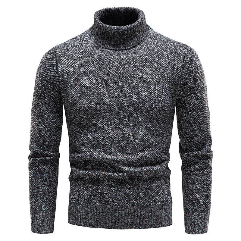 Men's turtleneck sweater made of high-quality wool Lisslune