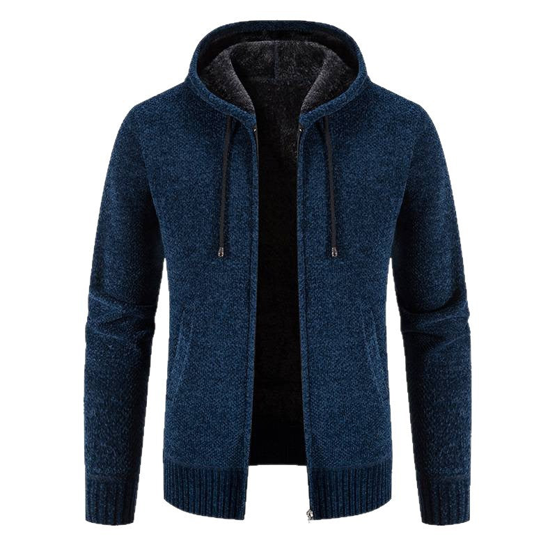 Men's hooded jacket with soft lining and innovative design Lisslune