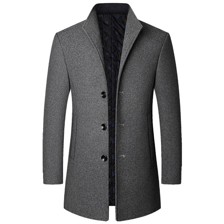 Men's Elegant Coat Made of Luxurious and Padded Fabric Lisslune