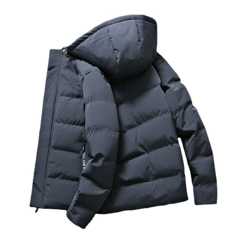 Men's insulated down jacket with adjustable hood Lisslune