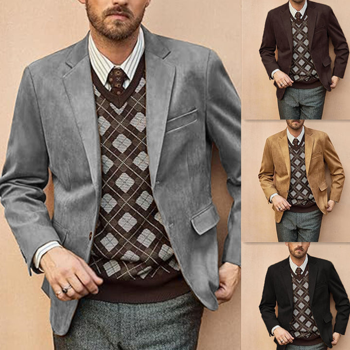 Men's elegant sports blazer with modern cut and fine details Lisslune
