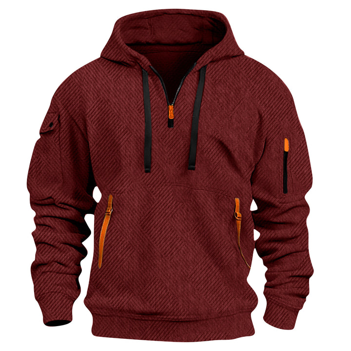 Men's hoodie with practical zip pockets and innovative structure design Lisslune