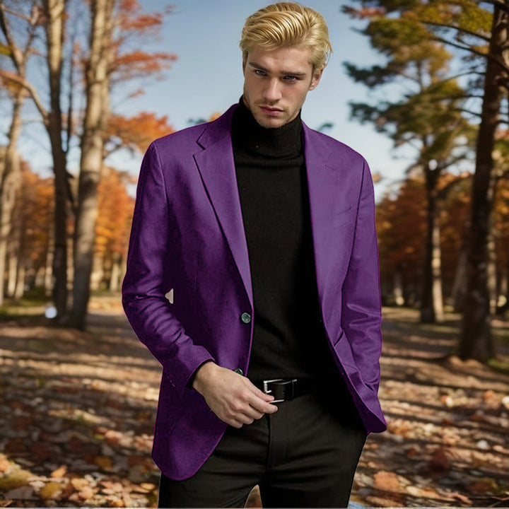 Men's Elegant Blazer with Stylish Cut and High-Quality Material Lisslune