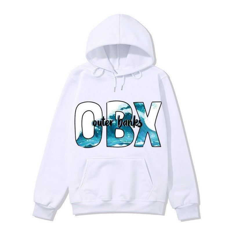 Women's hoodie with maritime graphic design Lisslune