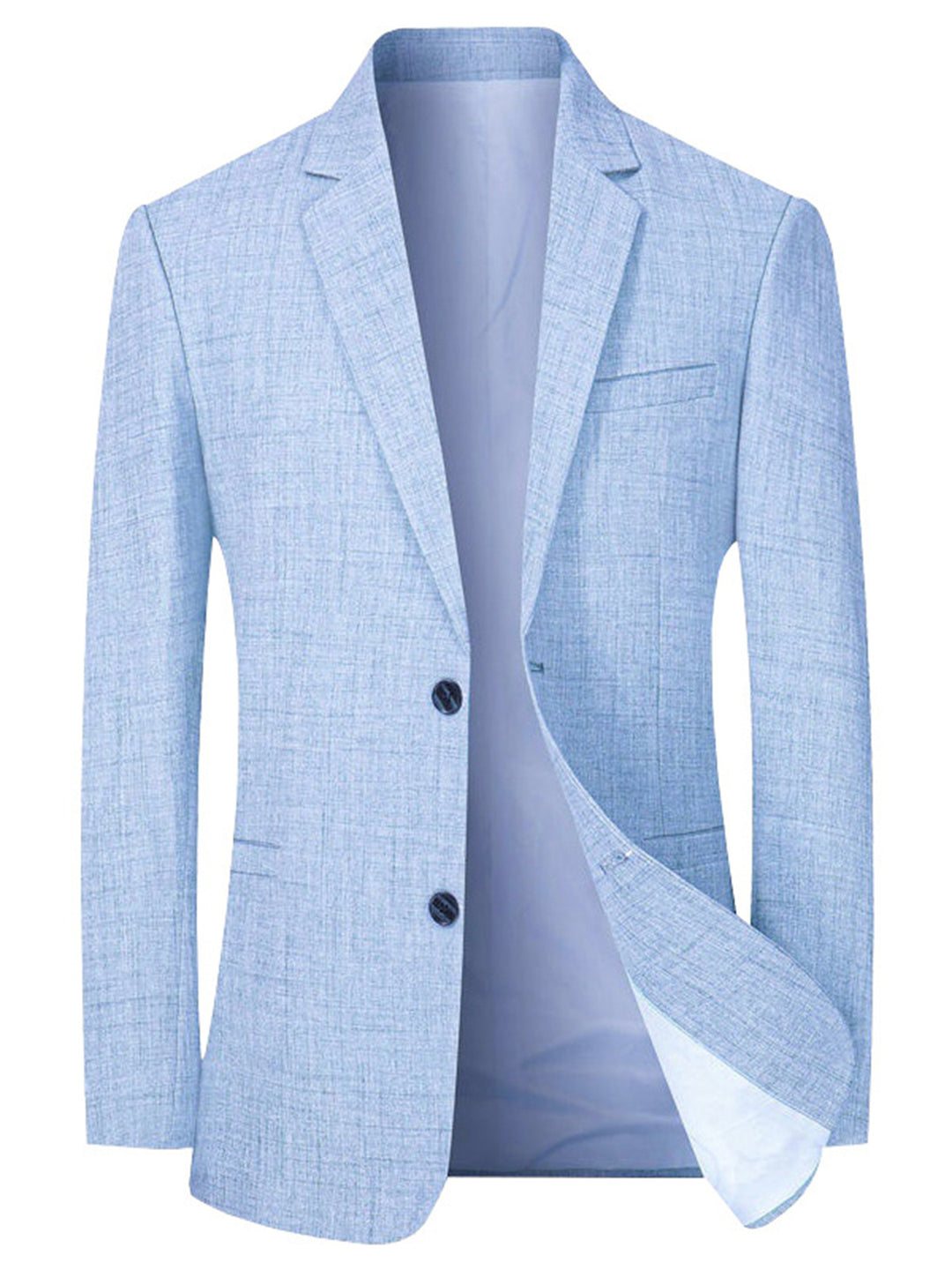 Men's lightweight, elegant blazer with textured fabric Lisslune