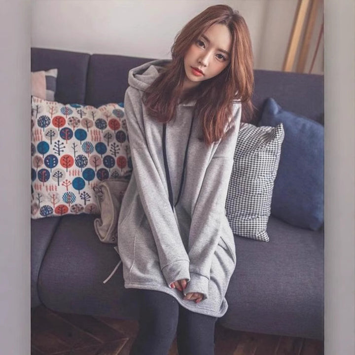 Women's hoodie with casual print and hood Lisslune