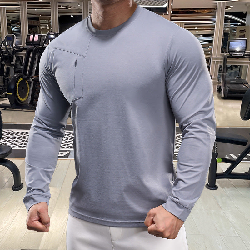 Men's Athletic Long Sleeve Shirt with Innovative Moisture Regulation Lisslune