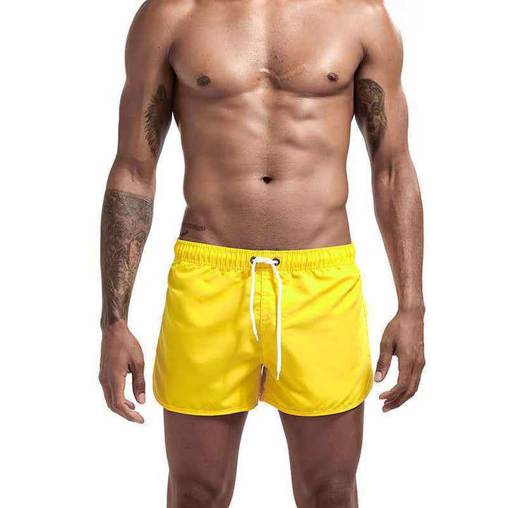Men's swim shorts made of quick-drying material with an elastic waistband Lisslune