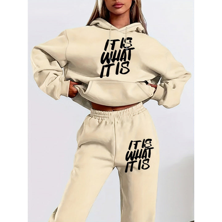 Women's Sweatshirt and Jogging Pants Set Lisslune