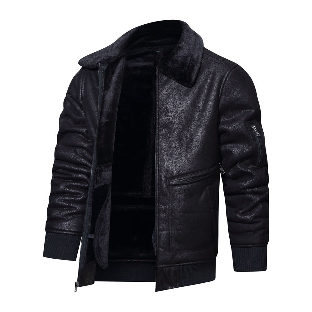 Men's Elegant Leather Jacket with Soft Lining Lisslune