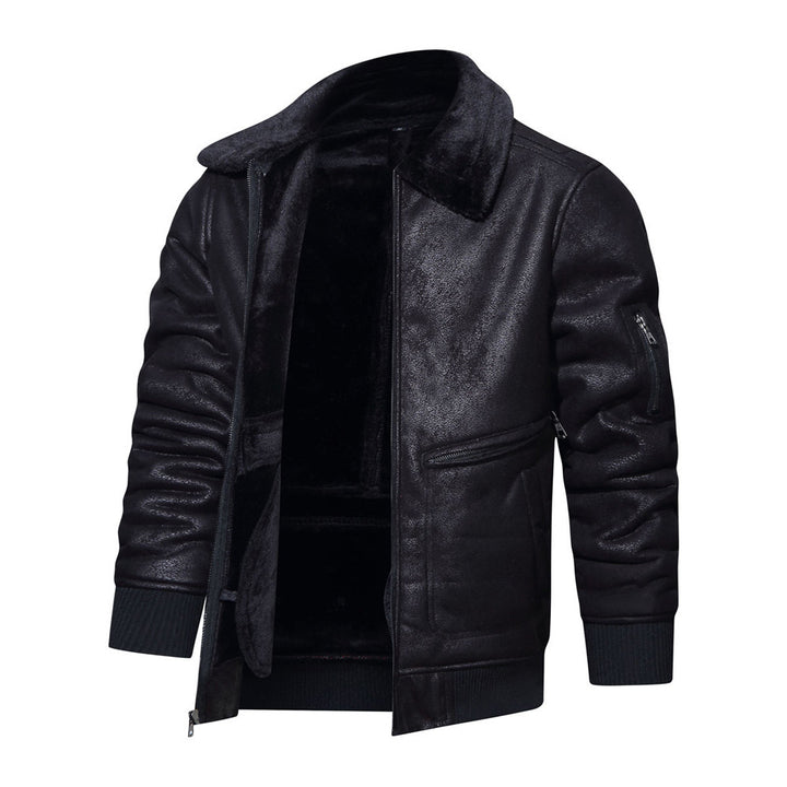 Men's Elegant Leather Jacket with Soft Lining Lisslune