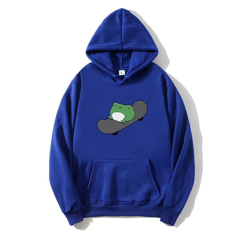 Women's hoodie with humorous frog design Lisslune