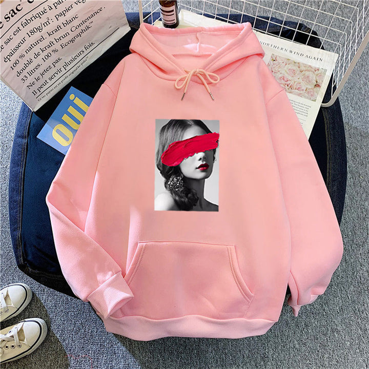 Women's hoodie with creative art design Lisslune