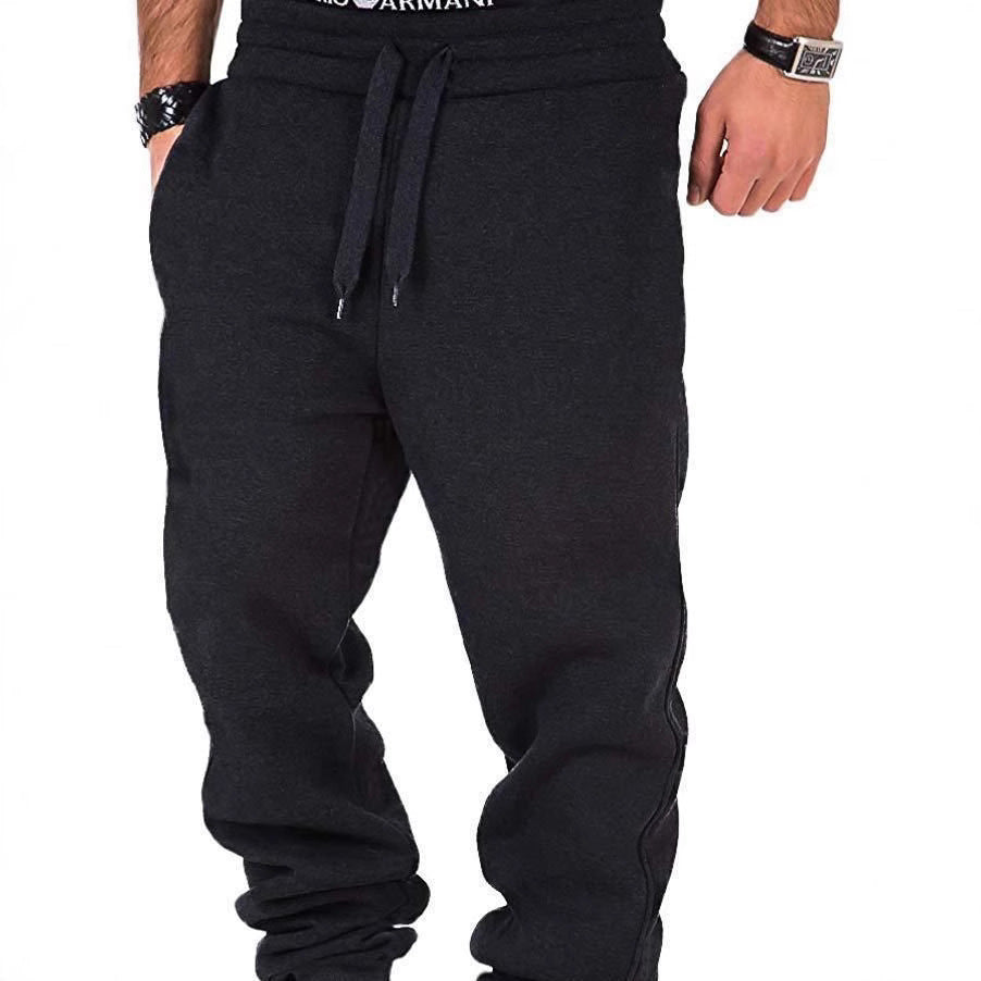 Men's Comfortable Sweatpants with Modern Cut and Elastic Waistband Lisslune