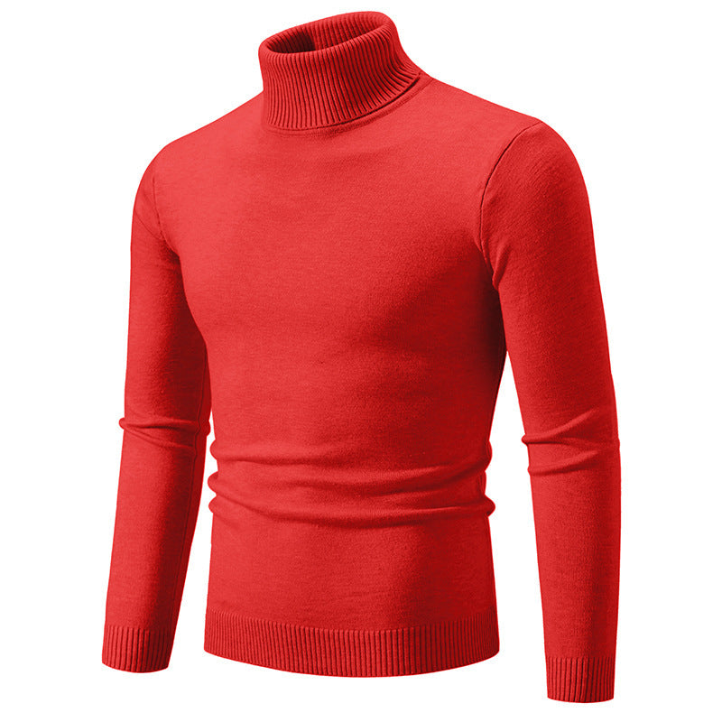 Men's elegant turtleneck sweater made of fine cotton Lisslune