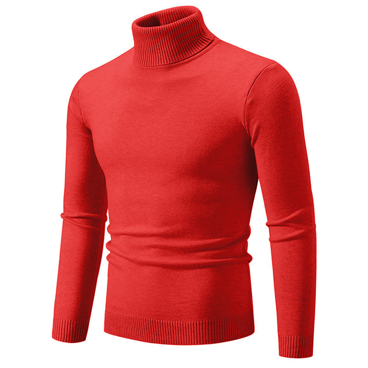 Men's elegant turtleneck sweater made of fine cotton Lisslune
