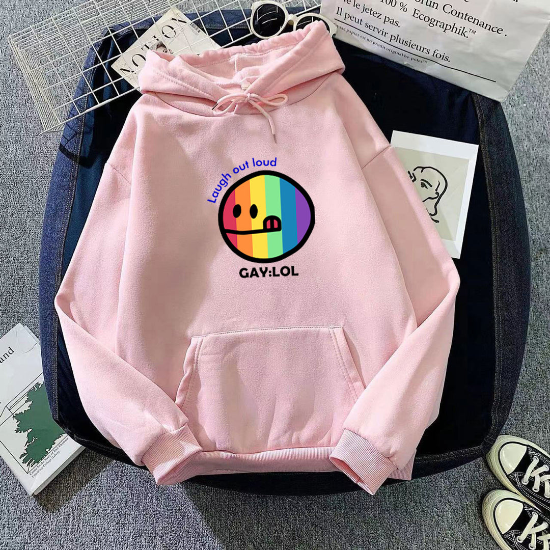 Women's hoodie with colorful graphic print Lisslune