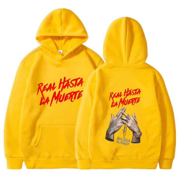 Women's hoodie with eye-catching lettering in urban style Lisslune