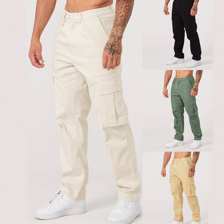 Men's cargo pants with numerous practical pockets Lisslune
