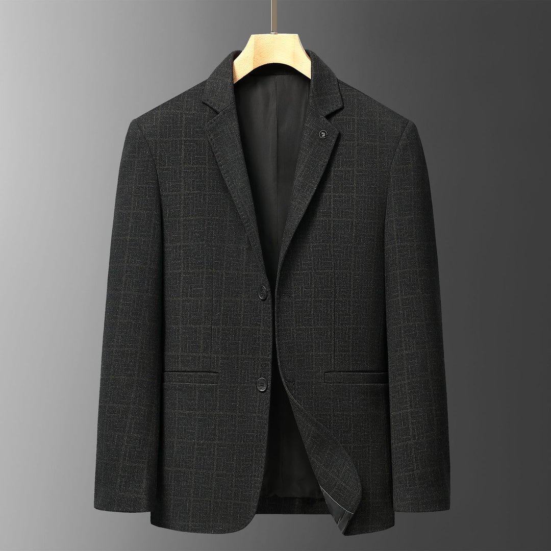 Men's Stylish Blazer Jacket with Fine Patterned Texture Lisslune