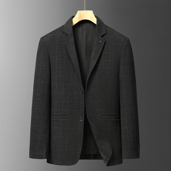 Men's Stylish Blazer Jacket with Fine Patterned Texture Lisslune
