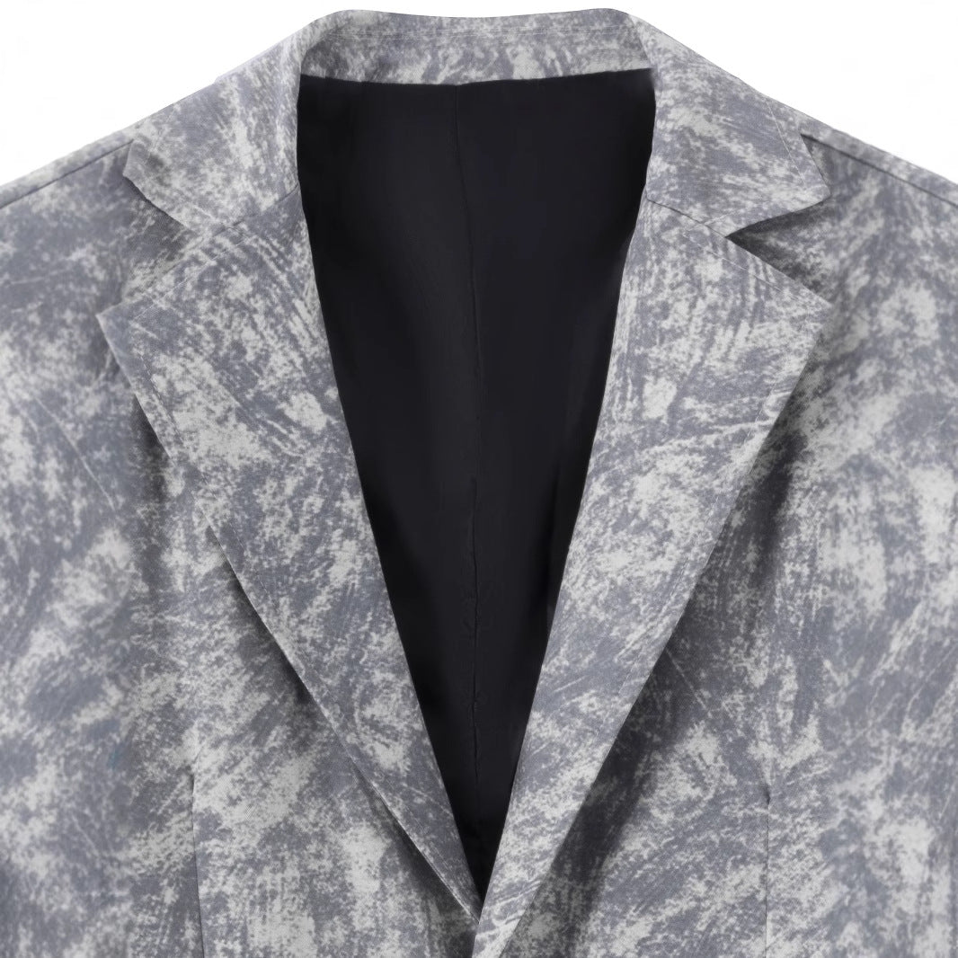 Men's fashionable blazer with modern pattern Lisslune