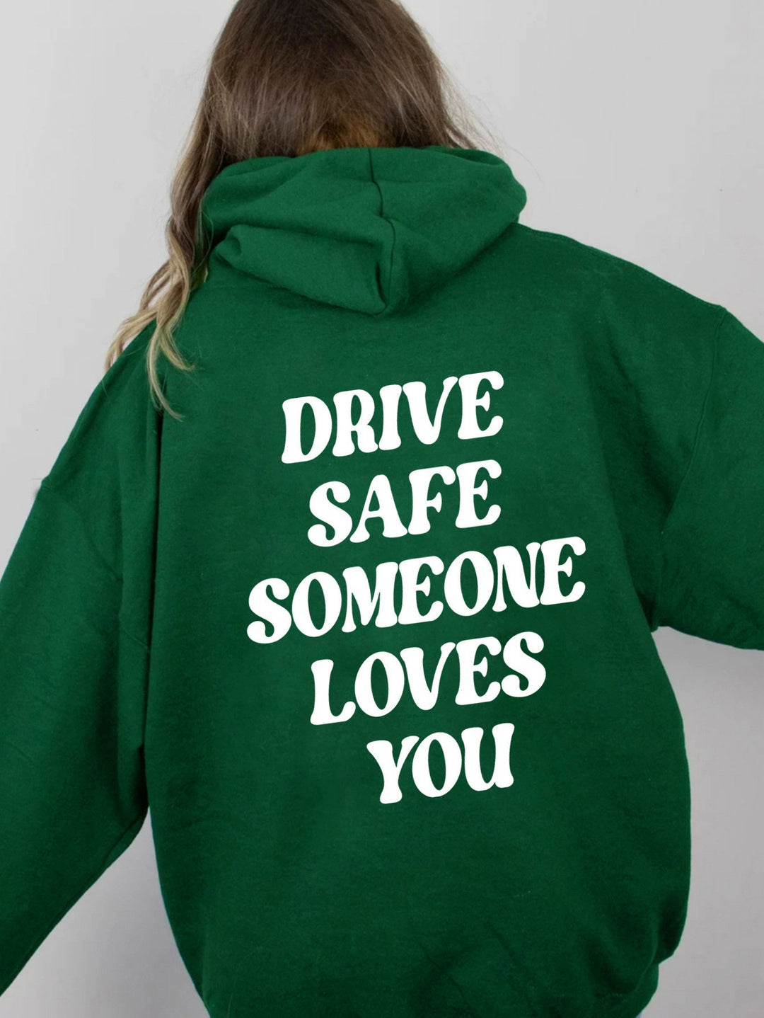Women's hoodie sweatshirt with inspiring lettering and casual fit Lisslune