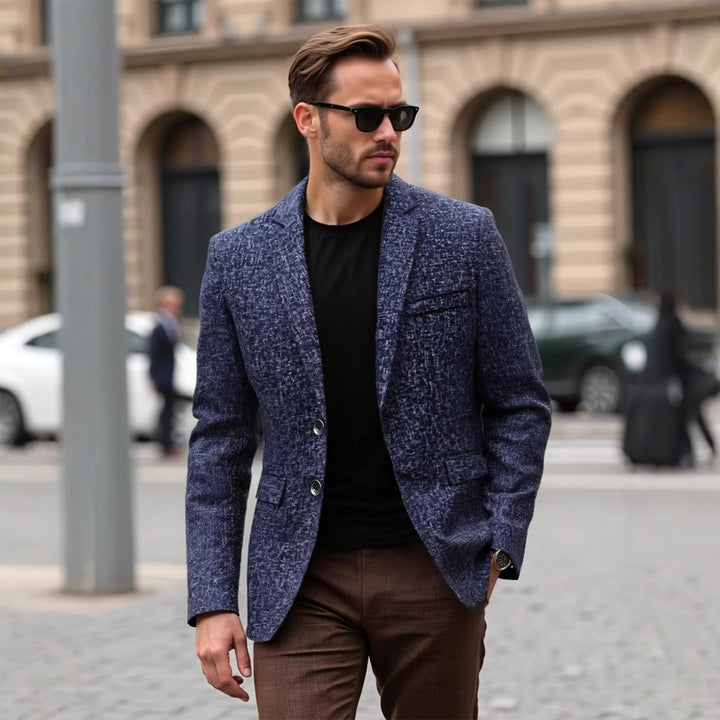 Men's structured casual blazer Lisslune