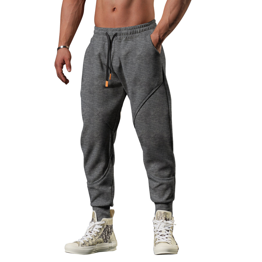 Men's sporty sweatpants with innovative cut and practical pockets Lisslune