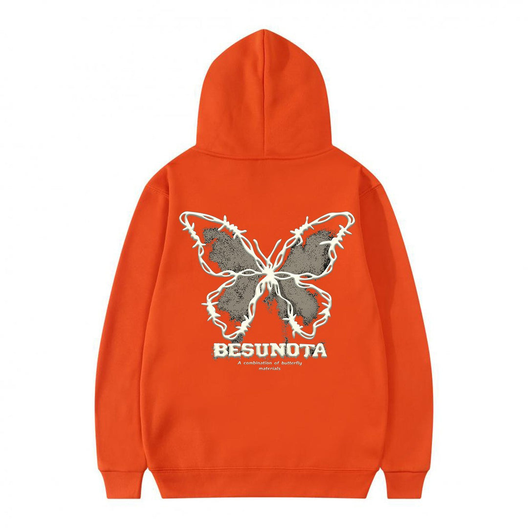 Women's hoodie with creative butterfly motif Lisslune