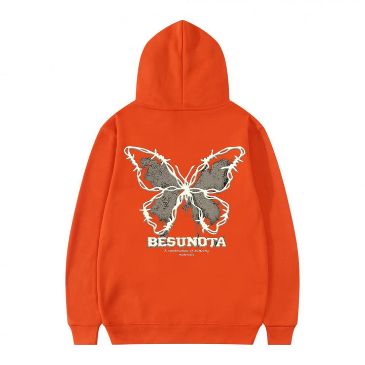 Women's hoodie with creative butterfly motif Lisslune