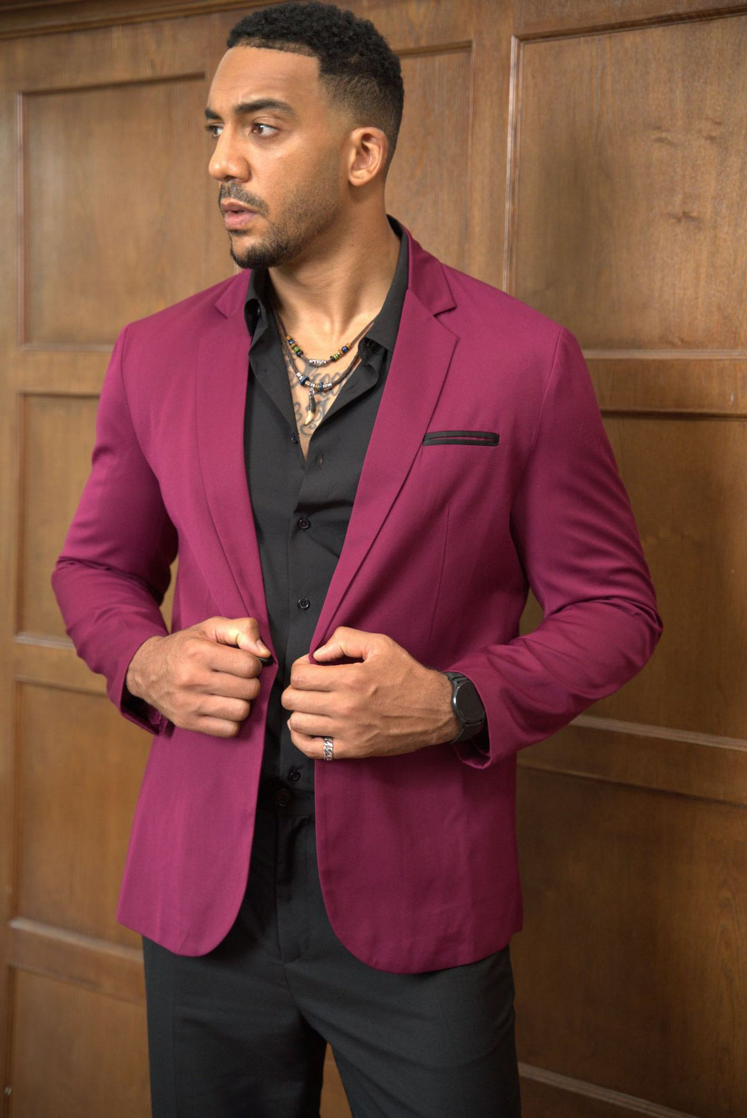 Men's elegant blazer with modern cut Lisslune