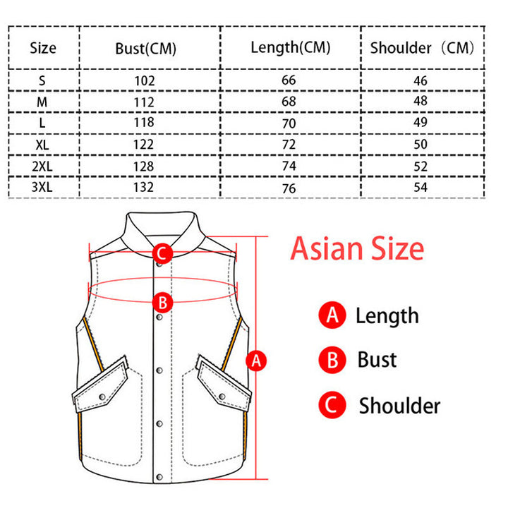 Men's high-quality leather vest Lisslune