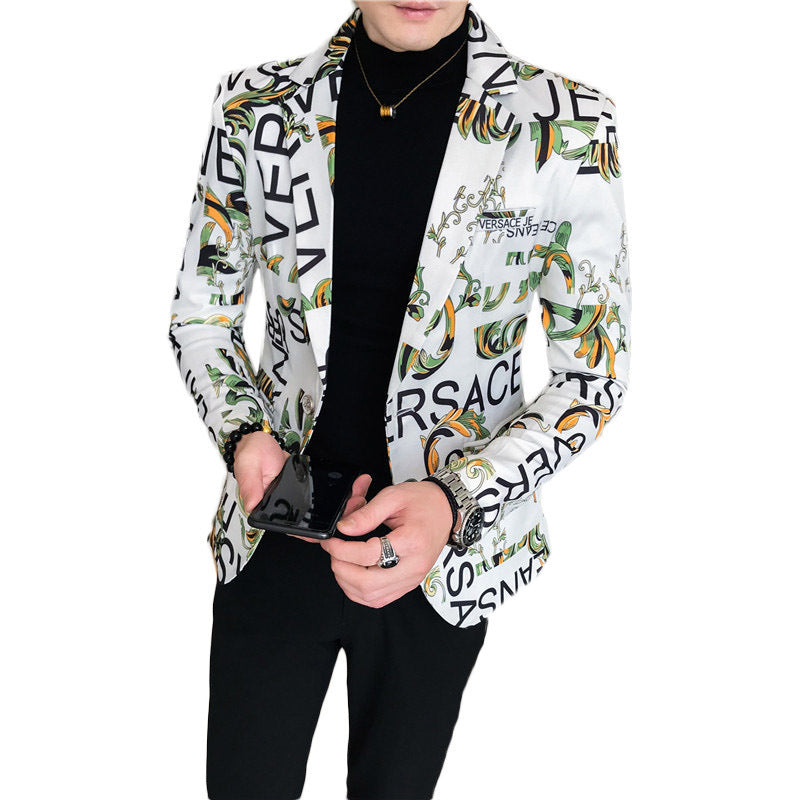 Men's fashionable blazer with elegant pattern Lisslune