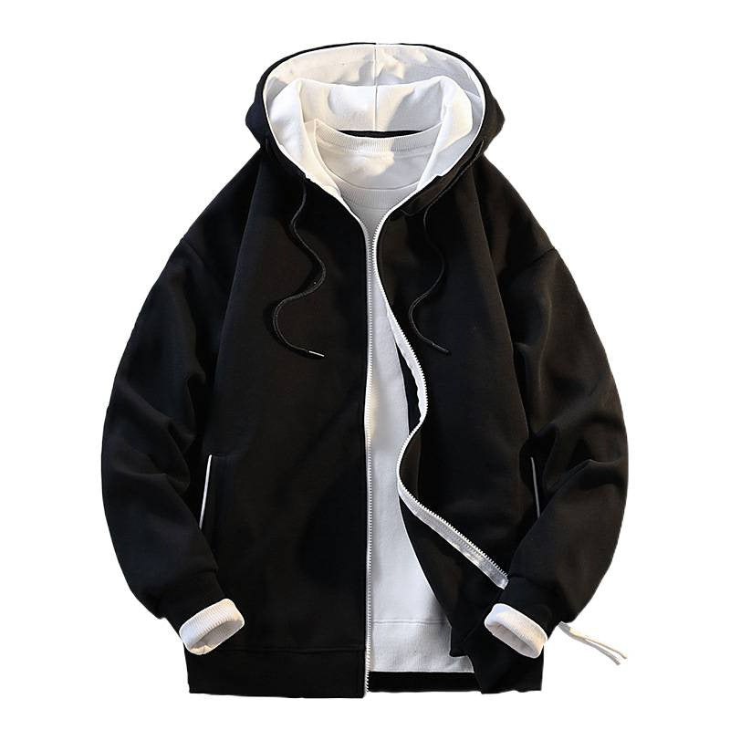 Men's stylish hoodie jacket with contrasting details Lisslune