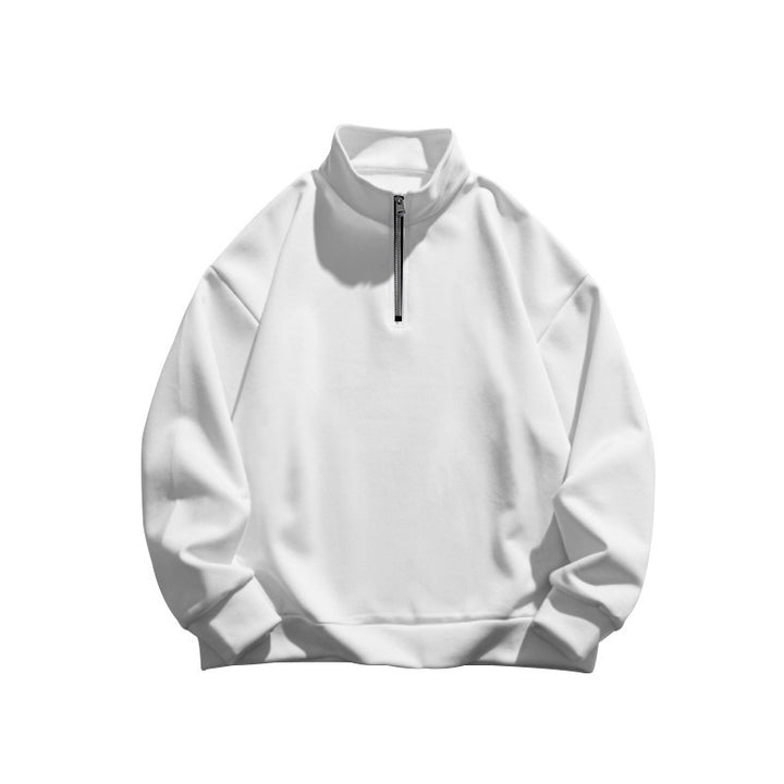 Men's casual hoodie with half zipper and soft lining Lisslune