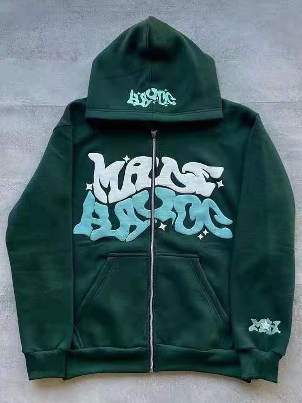 Women’s sporty hoodie jacket in urban graffiti style Lisslune