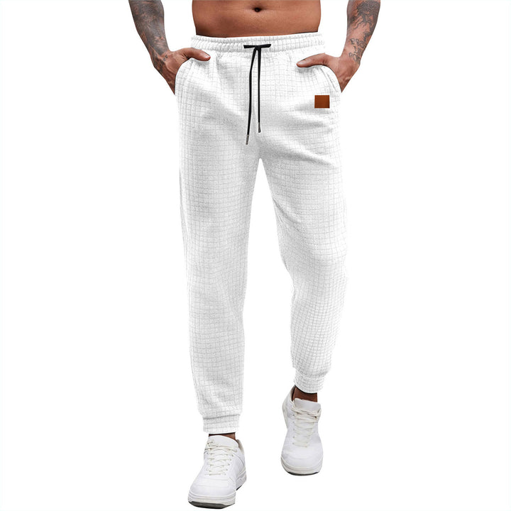 Men's Comfortable Sporty Sweatpants with Elastic Waistband and Practical Pockets Lisslune