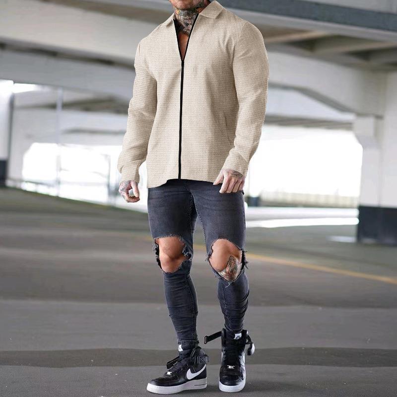 Men's casual shirt jacket Lisslune