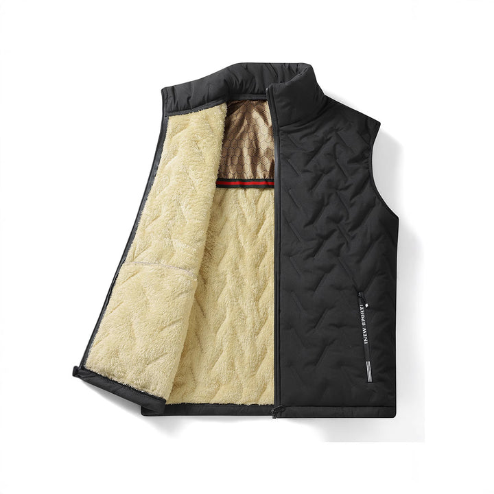 Men's Insulated Fleece Vest Lisslune